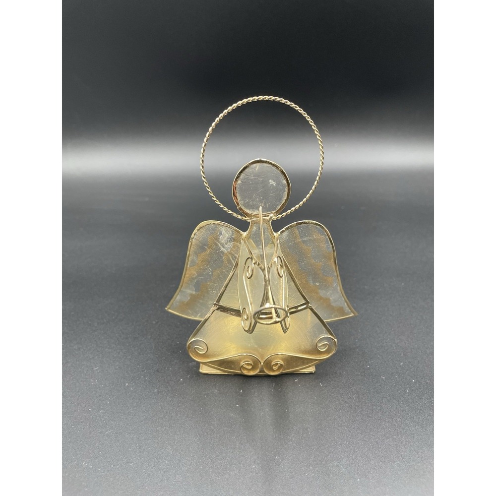 Capiz Shell Angel Tea Light Candle Holder
